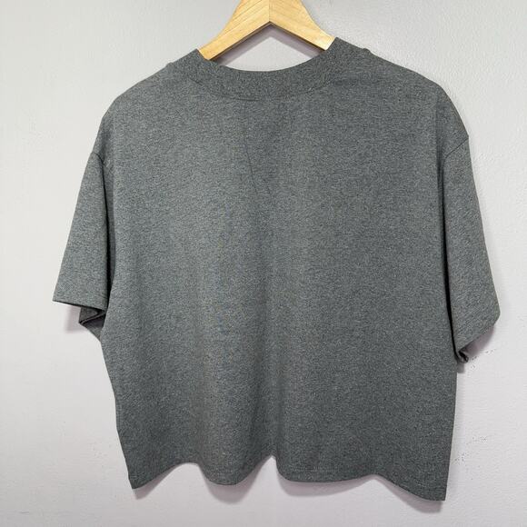 The North Face Regrind Crop T-Shirt Women's Size XXL Gray Speckled - Picture 2 of 7